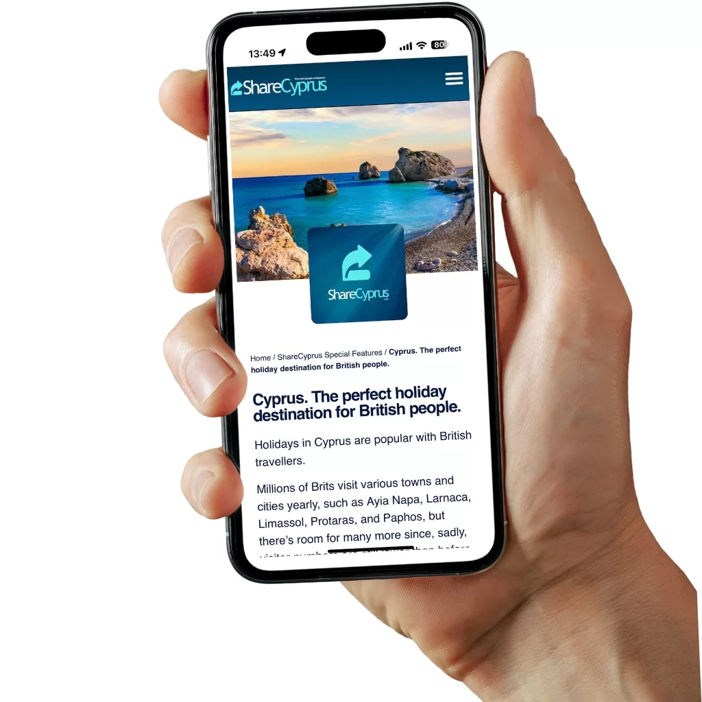 Share Cyprus - Helpful information on your mobile phone