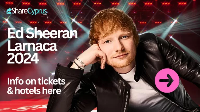 Click here to learn more about the up coming Ed Sheeran Concert in Larnaca, Cyprus