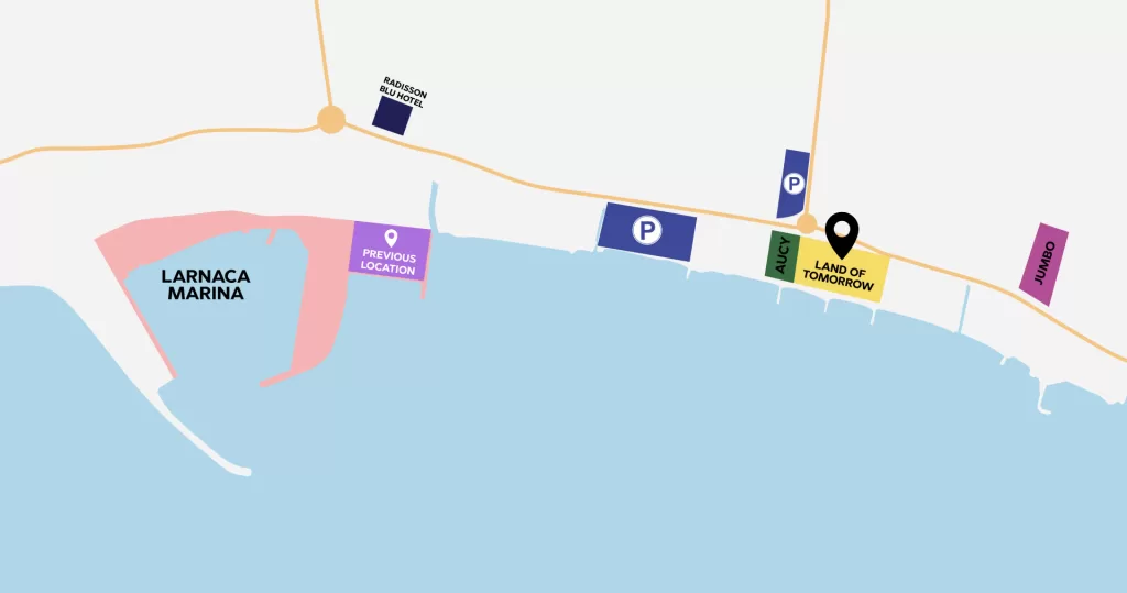 Parking map for the TOM JONES concert