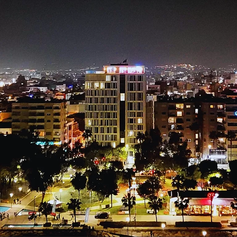 The NYX Hotel in Limassol - drone photo by Share Cyprus