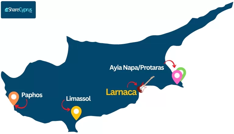 Share Cyprus map of Cyprus